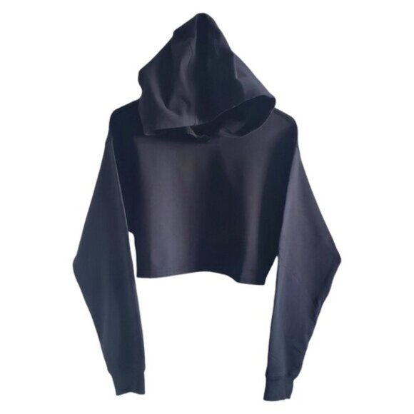 Lululemon Black All Yours Cropped Hoodie Size 8 - Picture 3 of 7